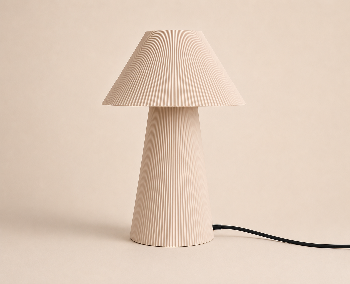 Pleated lamp large