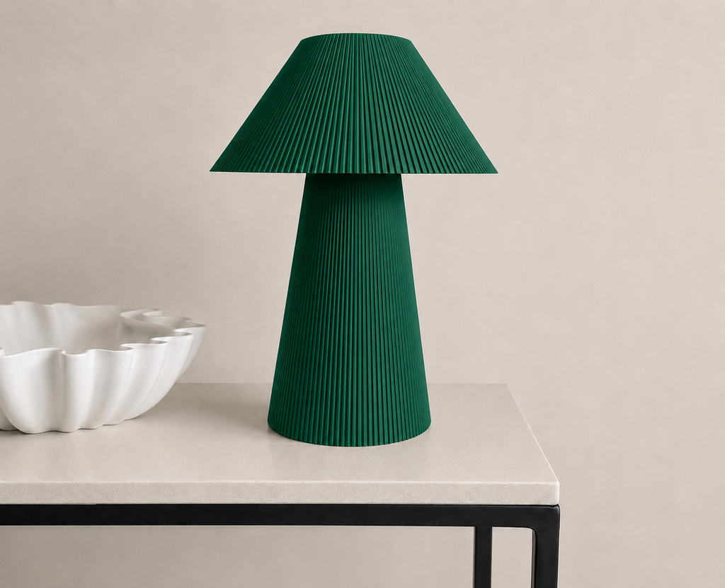 Pleated lamp large