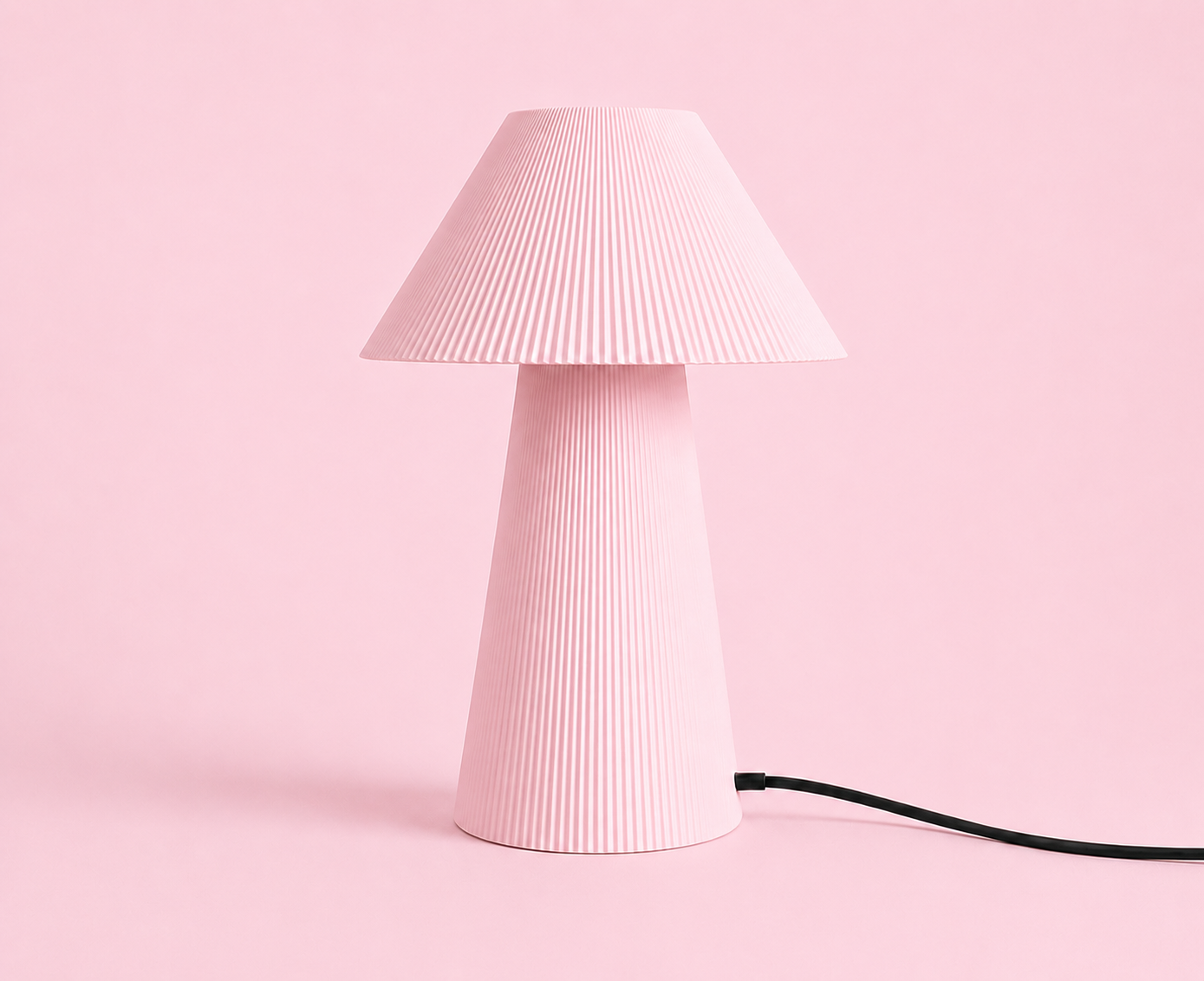 Pleated lamp large