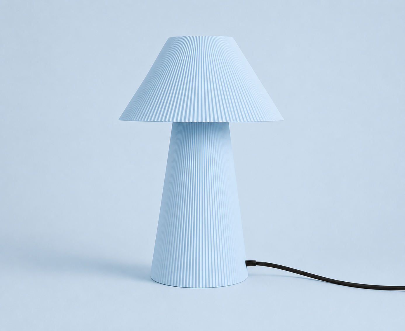 Pleated lamp large