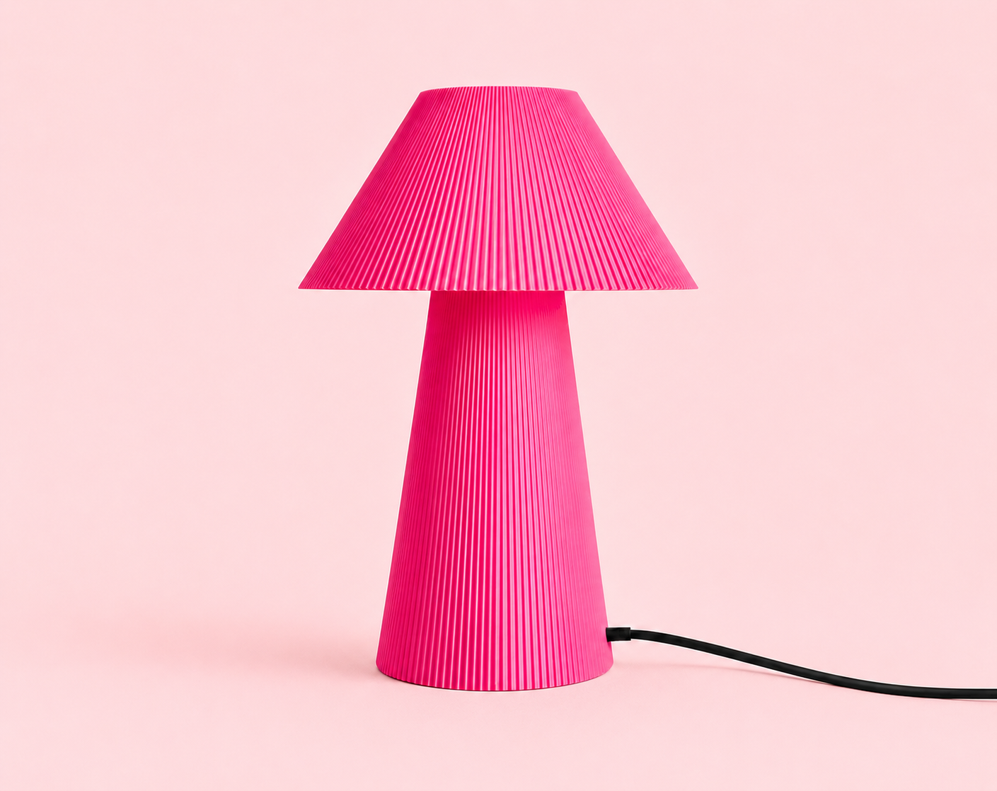 Pleated lamp large