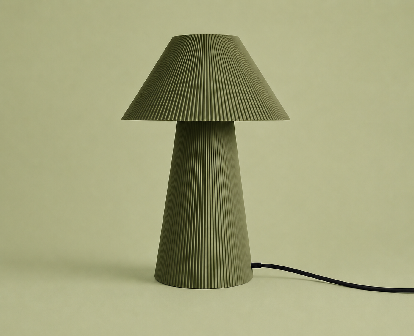 Pleated lamp large