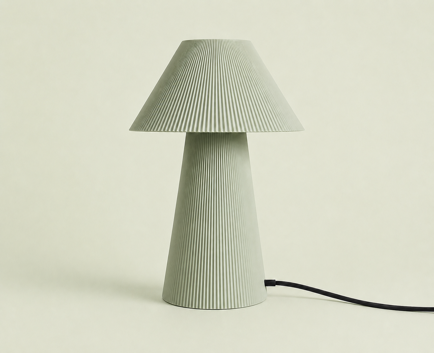 Pleated lamp large
