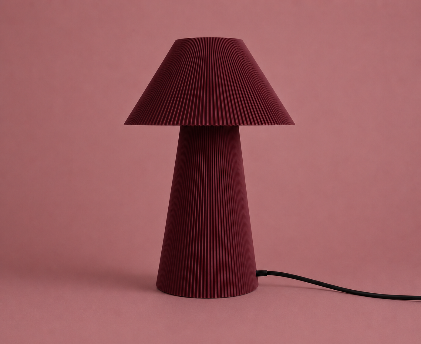 Pleated lamp large
