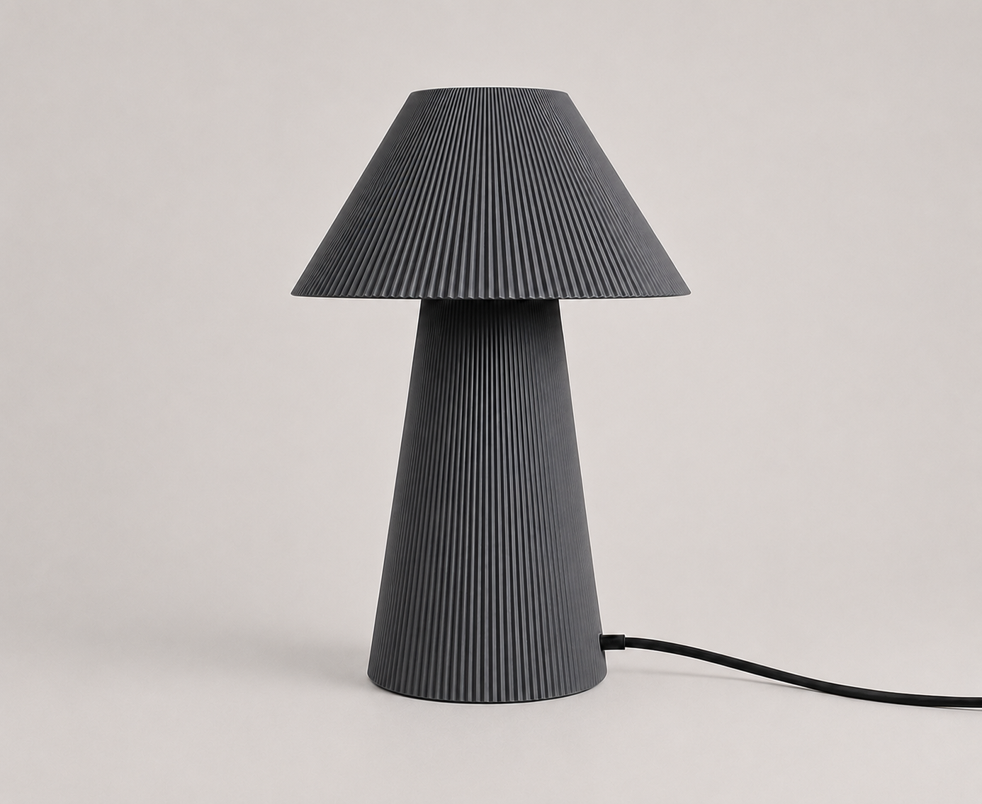 Pleated lamp large