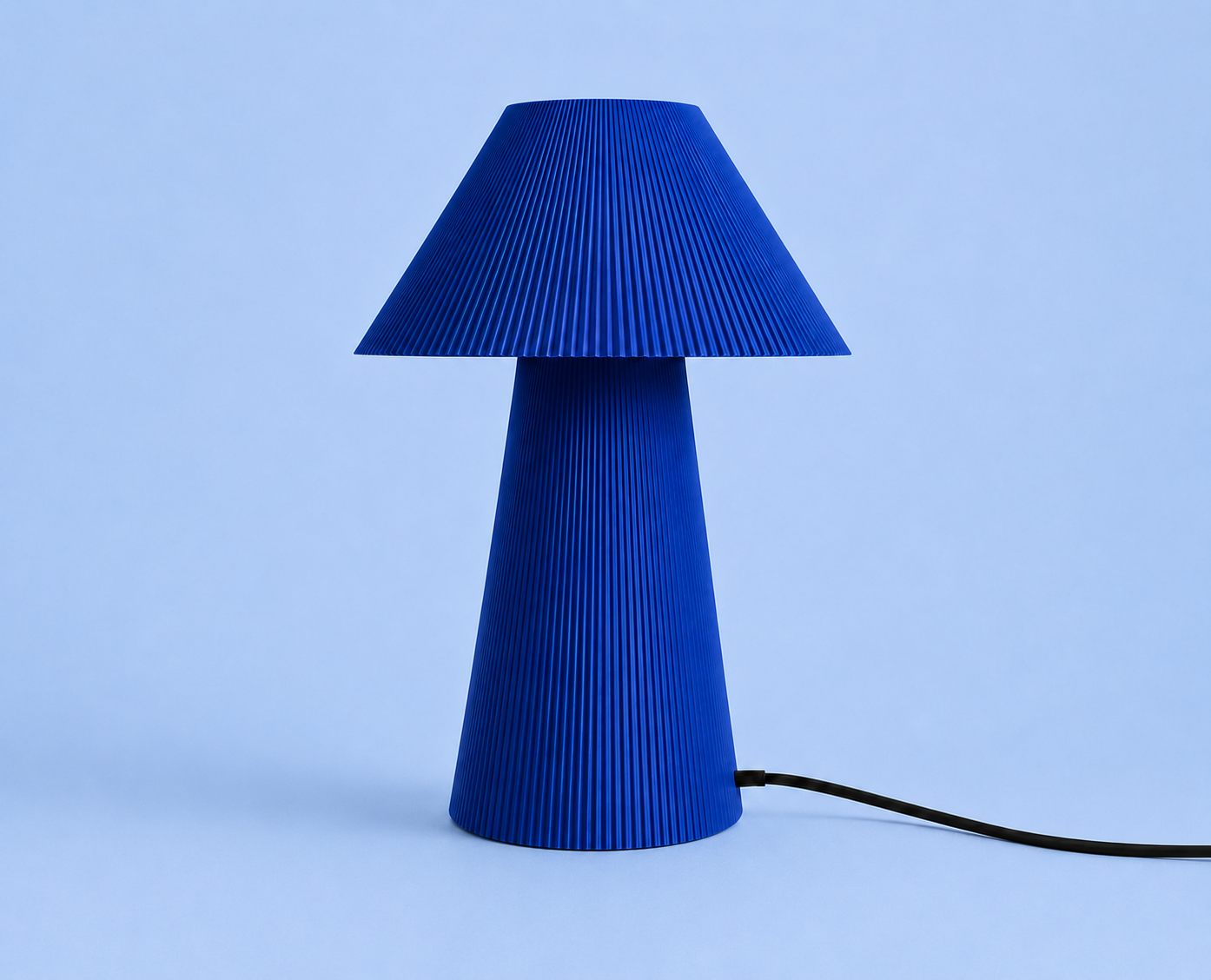Pleated lamp large