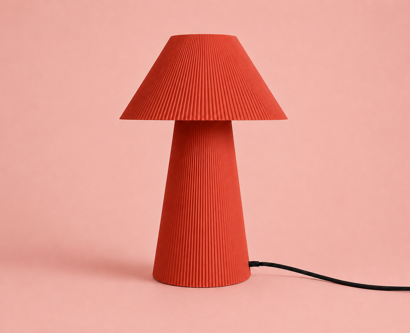 Pleated lamp large