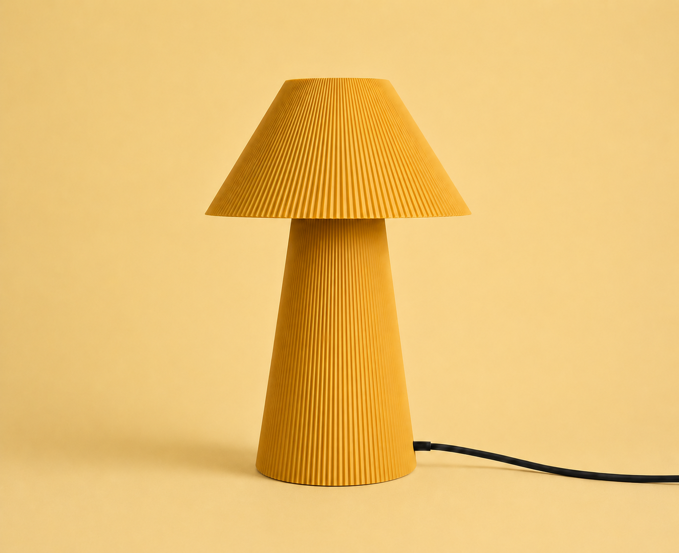 Pleated lamp large