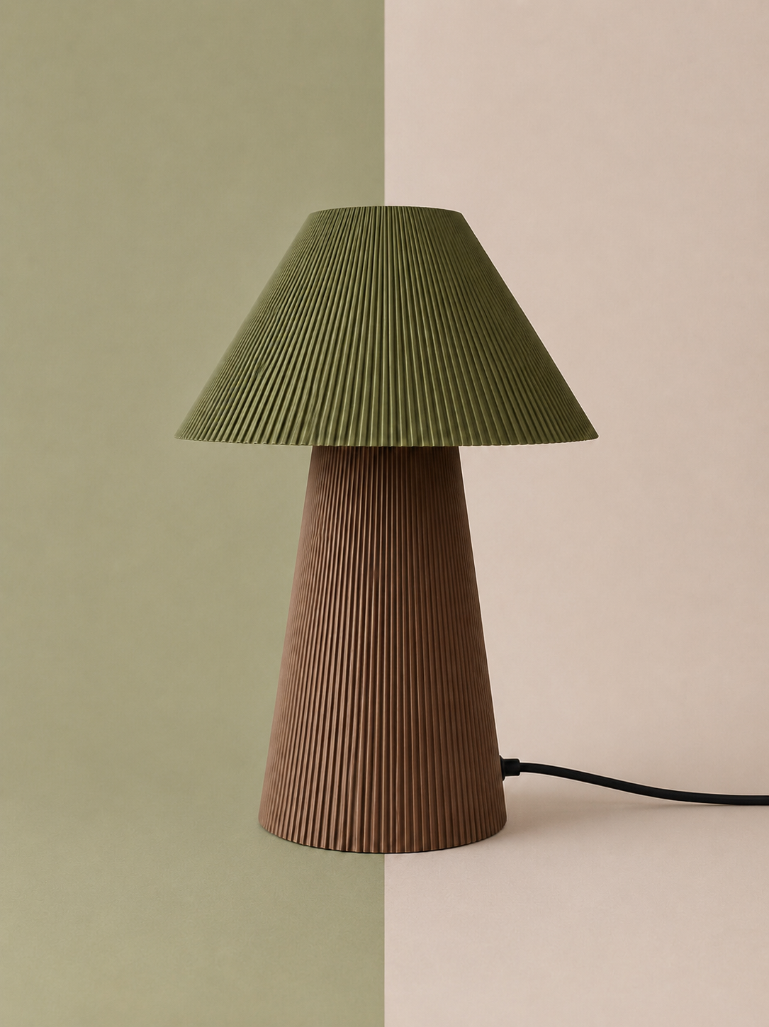 Duo Pleated lamp