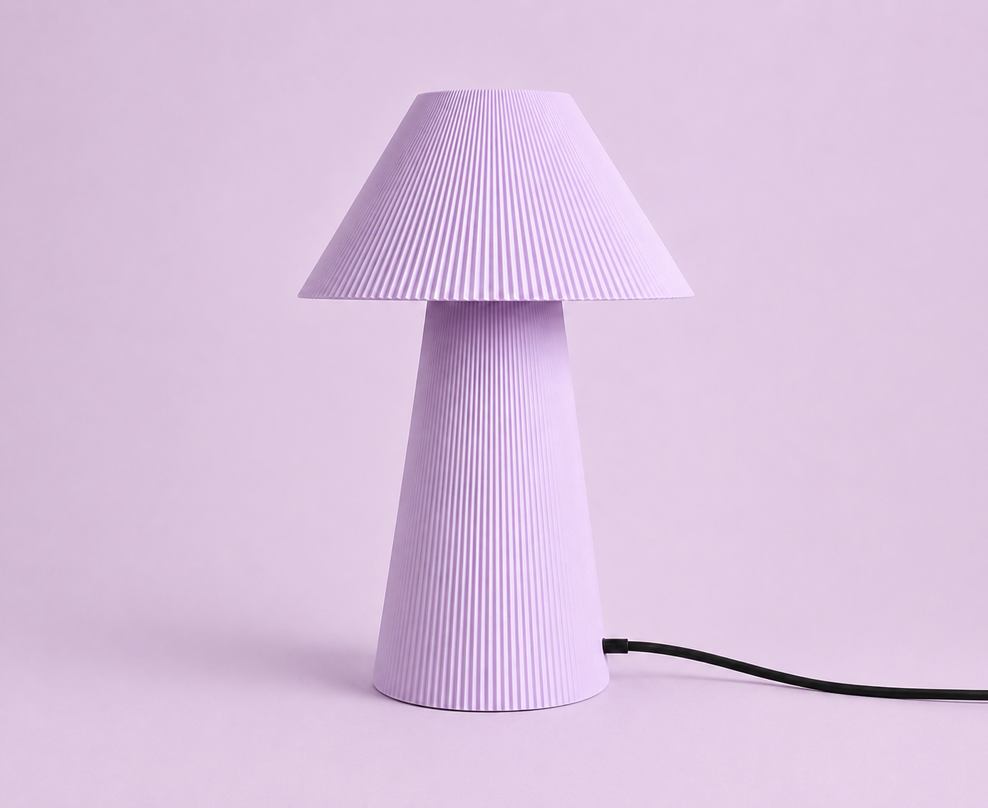 Pleated lamp large