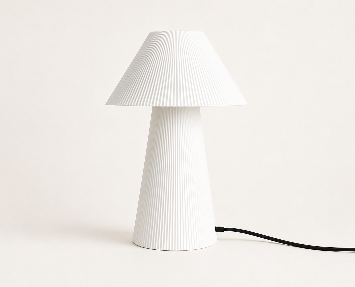 Pleated lamp large