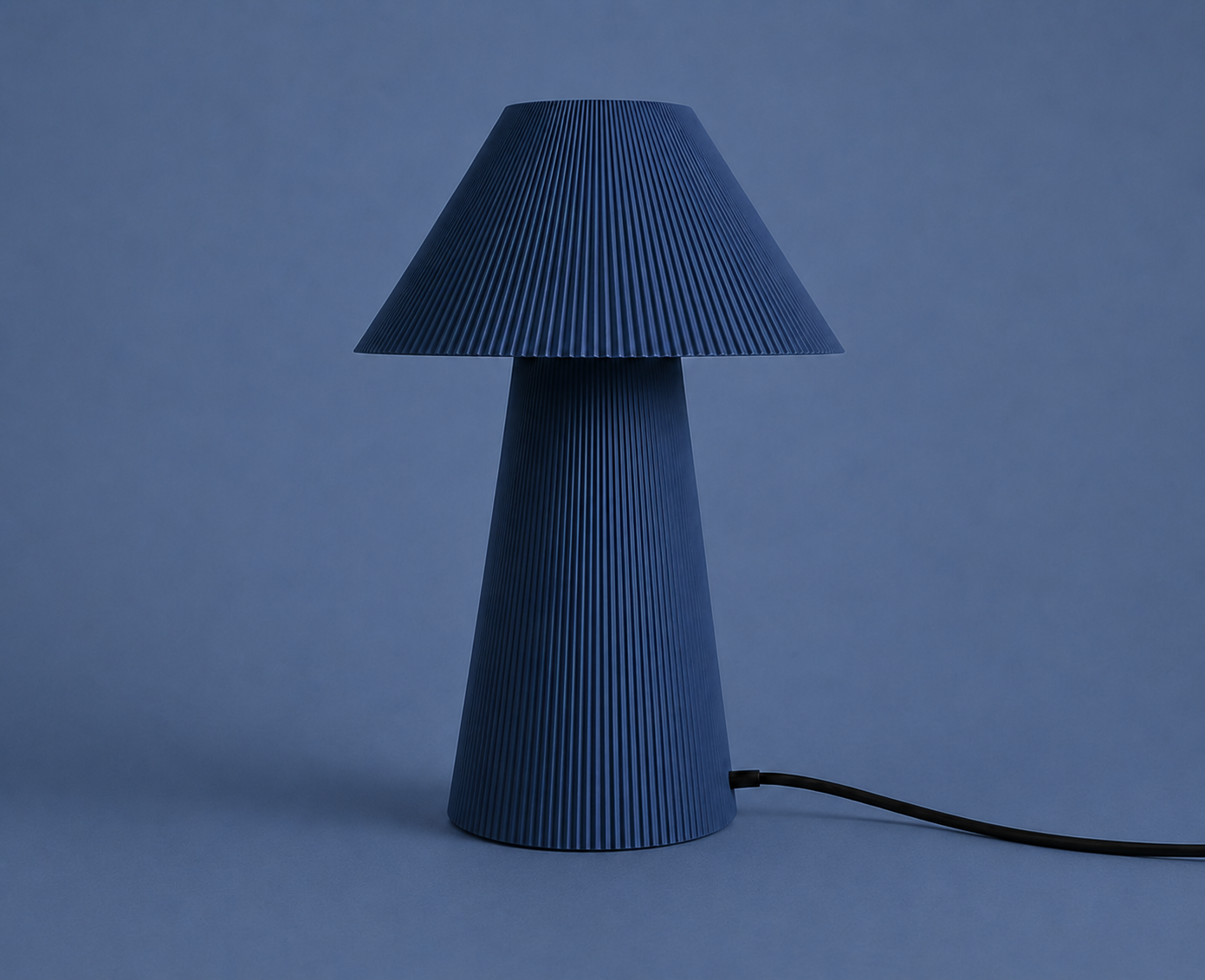 Pleated lamp medium