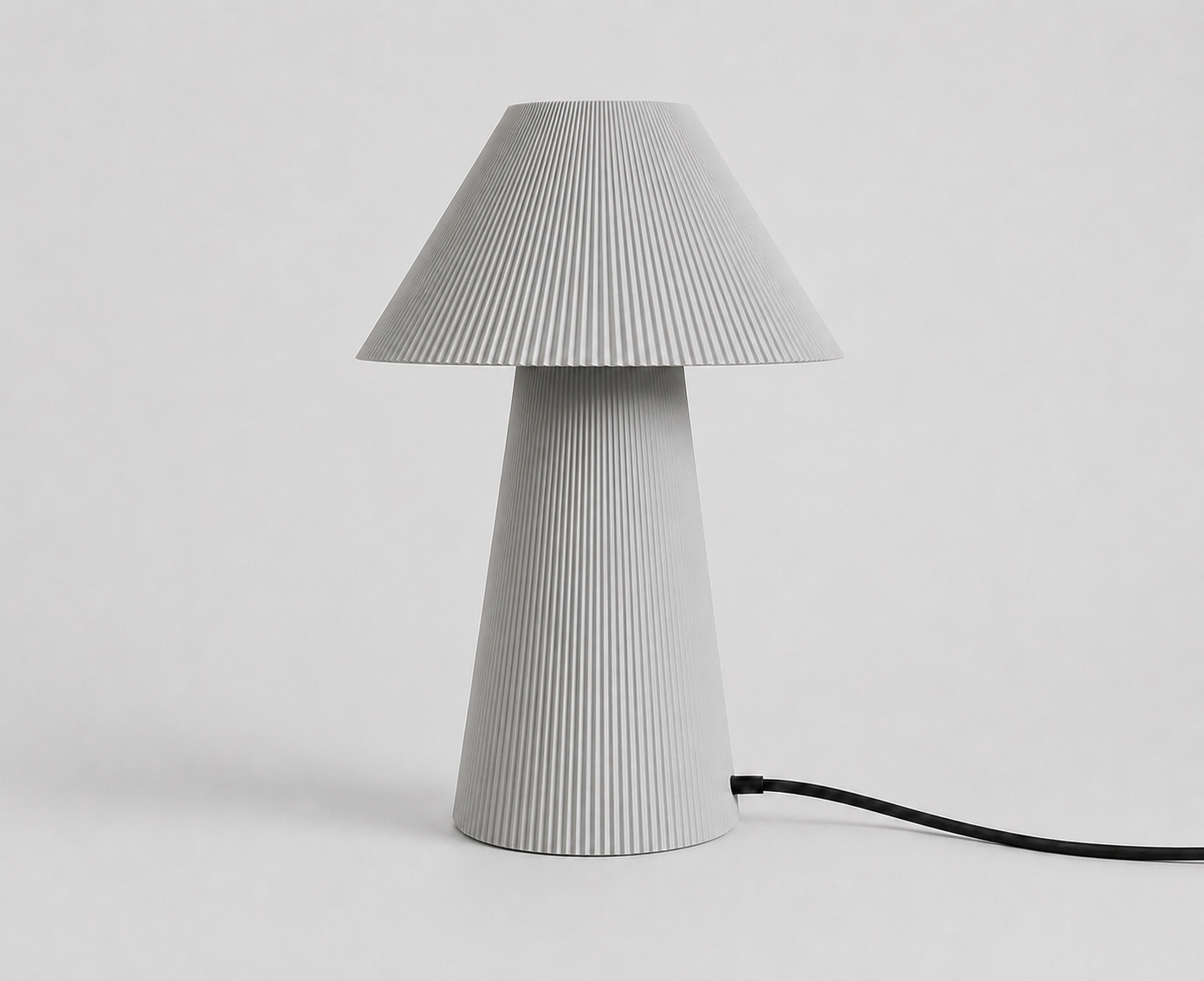 Pleated lamp large