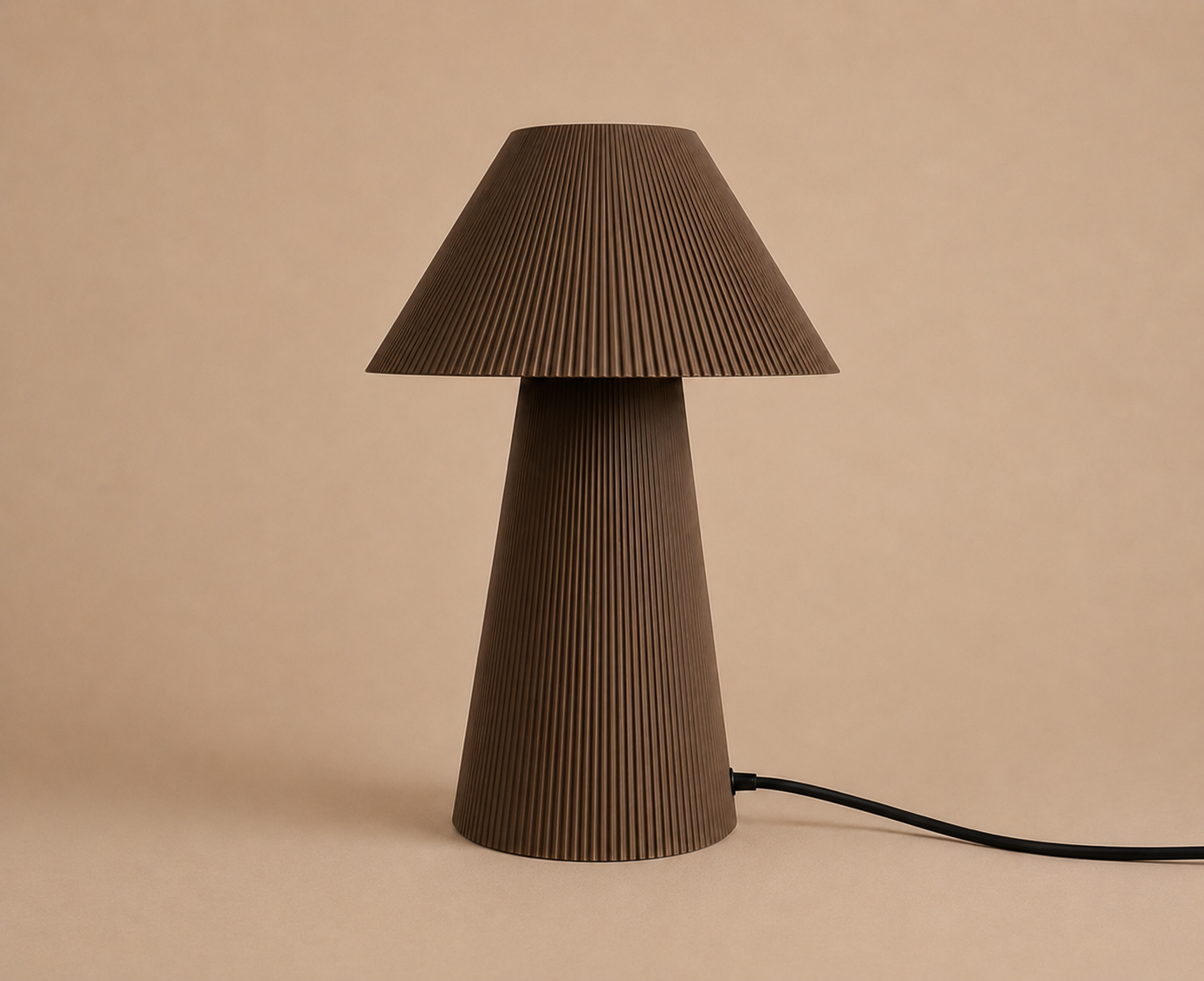 Pleated lamp large