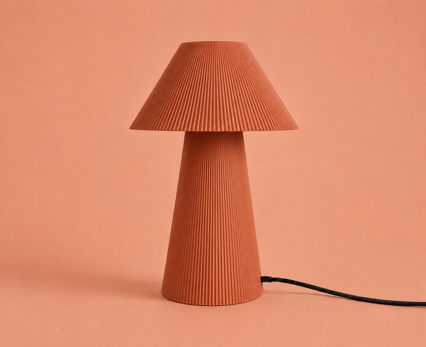 Pleated lamp large