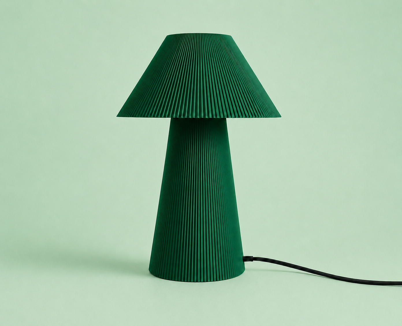 Pleated lamp large