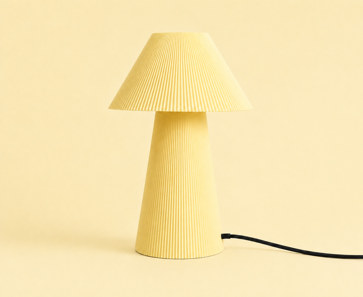 Pleated lamp large