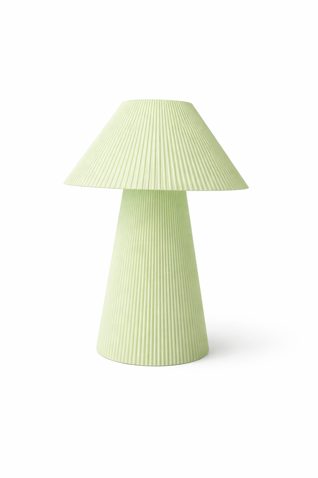 Pleated lamp medium