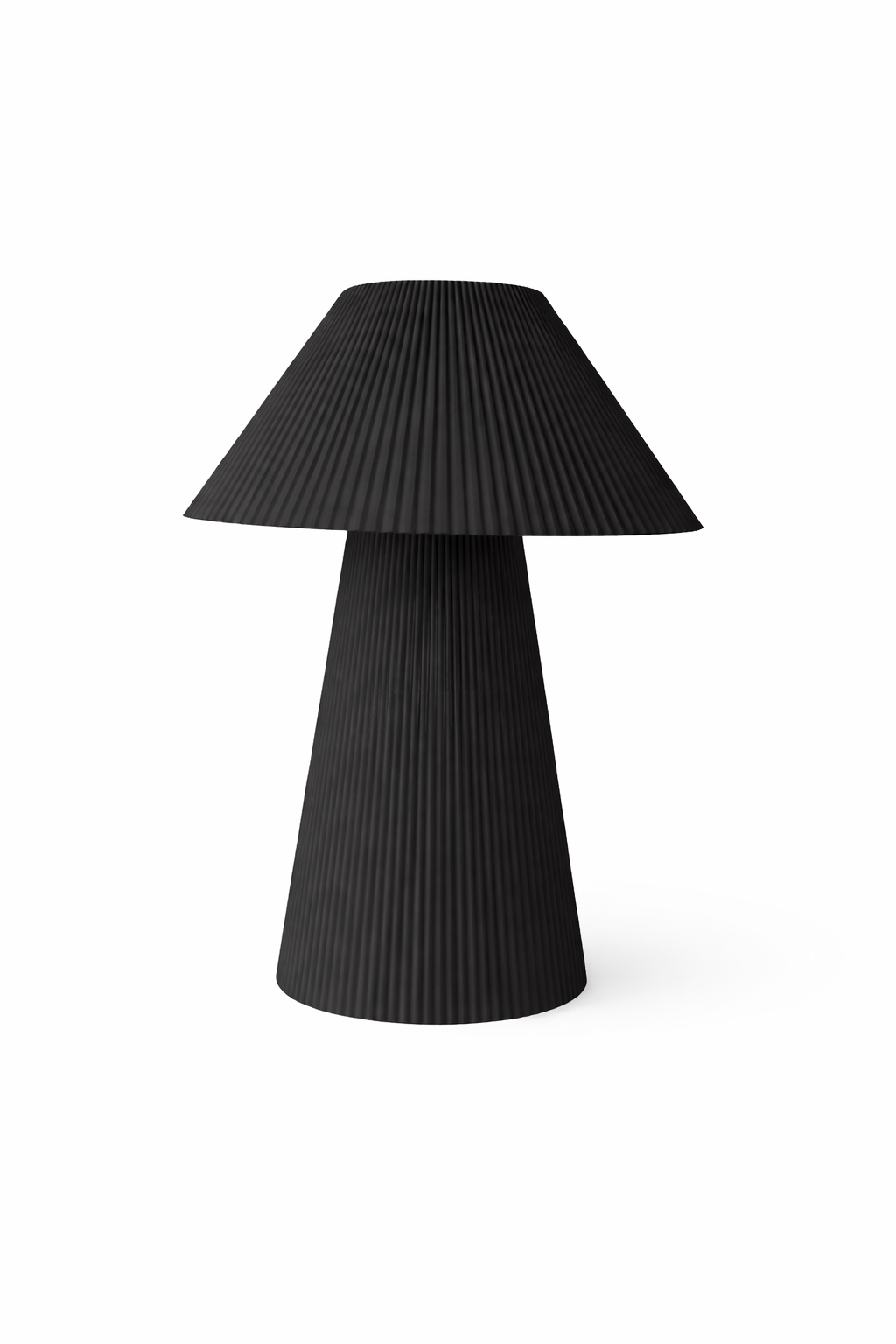 Pleated lamp medium